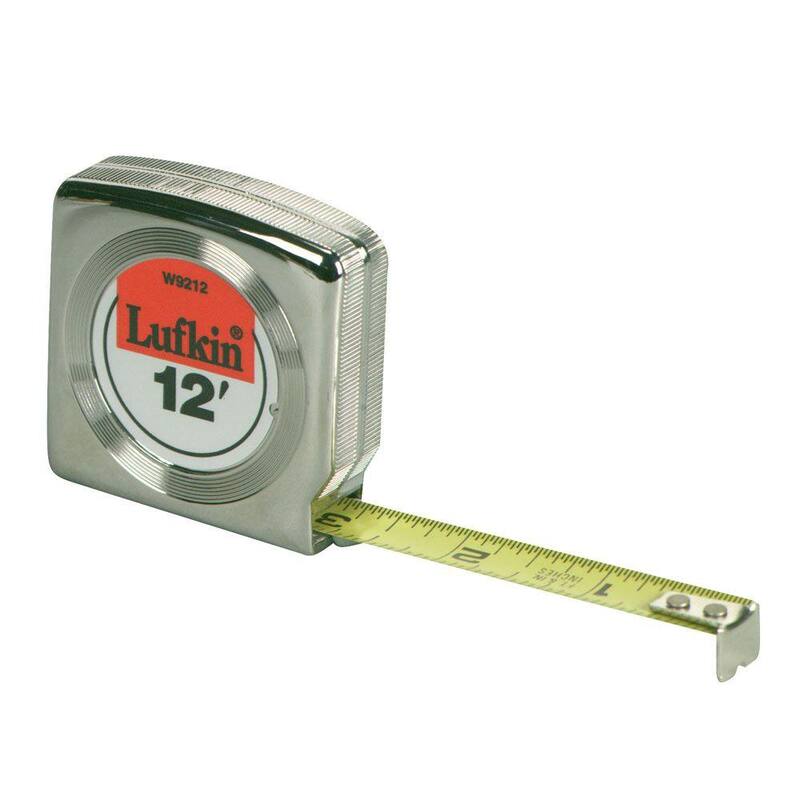 Cinta métrica de regreso automático de 12 pies x 1/2 pulgadas - W9212 de Crescent Lufkin