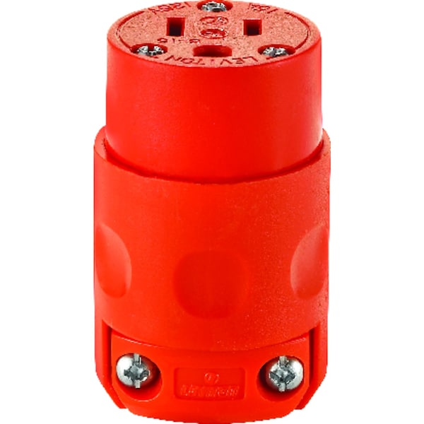 Conector de tierra PVC Leviton Comercial y Residencial 5-15R 2 Polos 3 Hilos - 515CV-0OR