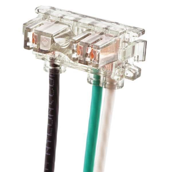 Hubbell Wiring Device-Kellems Mod de cableado de toma de corriente, 125VAC, 6 pulgadas, trenzado - SNAP2RNA