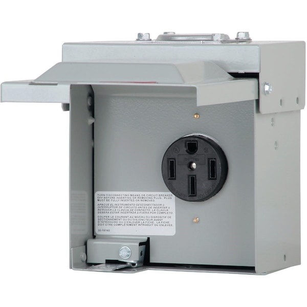 Eaton 50A NEMA 14-50R 125V/250V RV Utility Power Outlet - CHU1S