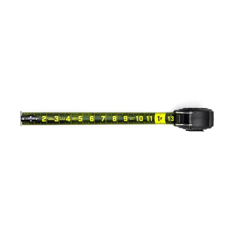 Cinta métrica de doble cara Crescent Lufkin 1-3/16 pulg. x 16 ft. Shockforce Nite Eye G1 - L1116B-02