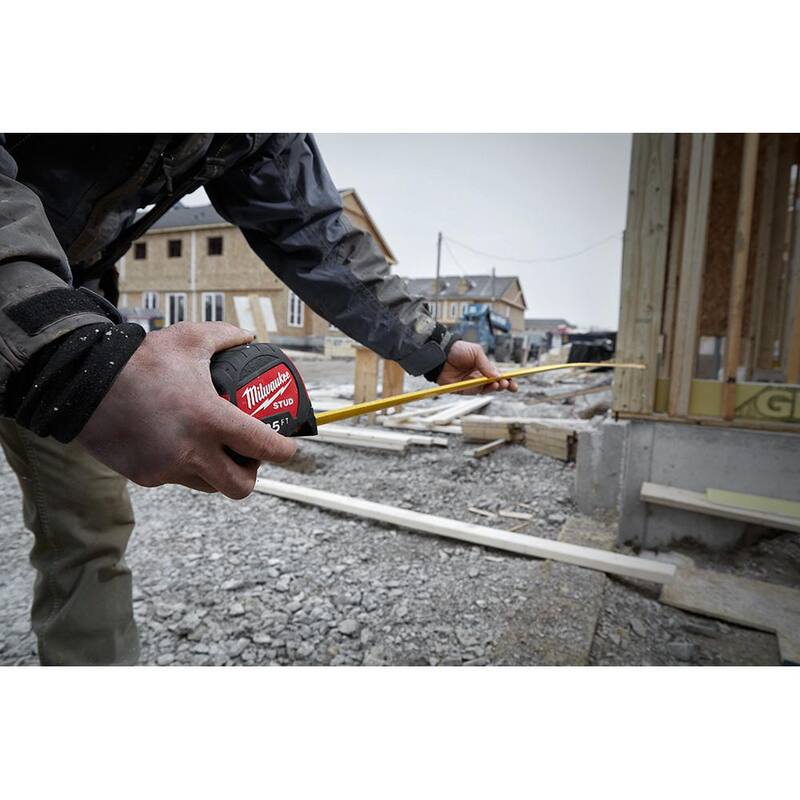 Milwaukee 25 pies x 1.3 pulgadas Gen II STUD Cinta Métrica con alcance de 17 pies (paquete de 2) - 48-22-9725x2