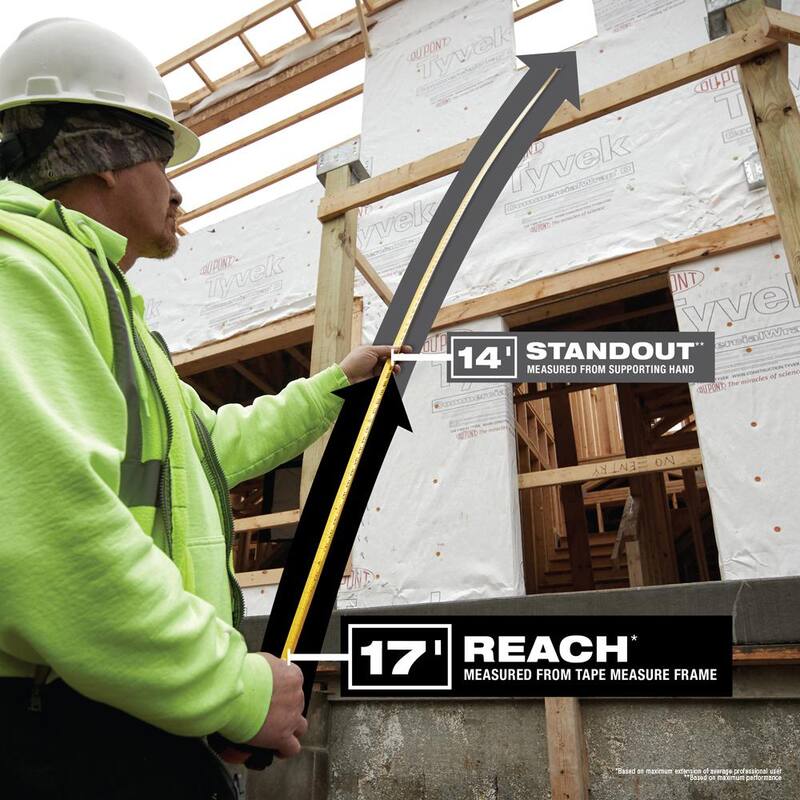 Milwaukee 25 pies x 1.3 pulgadas Gen II STUD Cinta Métrica con alcance de 17 pies (paquete de 2) - 48-22-9725x2