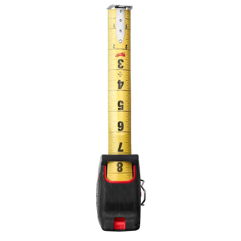 Milwaukee Cinta Métrica GEN II STUD de 25 pies x 1.3 pulgadas con alcance de 17 pies (paquete de 4) - 48-22-9725x4