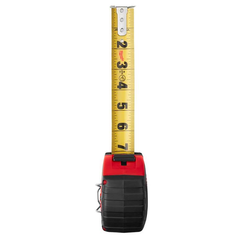 Milwaukee Cinta Métrica GEN II STUD de 25 pies x 1.3 pulgadas con alcance de 17 pies (paquete de 4) - 48-22-9725x4