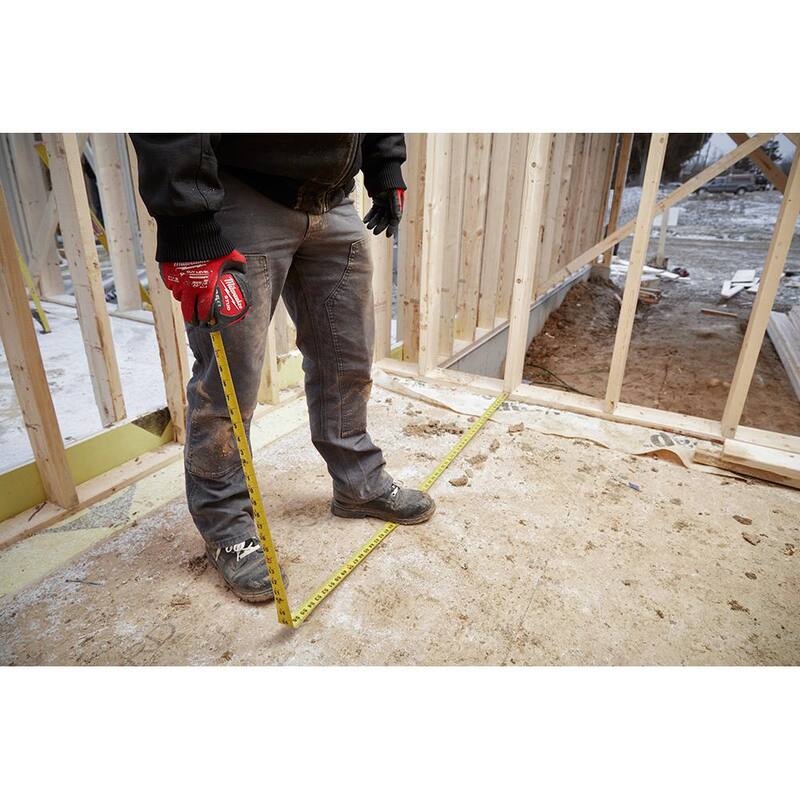Milwaukee Cinta Métrica GEN II STUD de 25 pies x 1.3 pulgadas con alcance de 17 pies (paquete de 4) - 48-22-9725x4