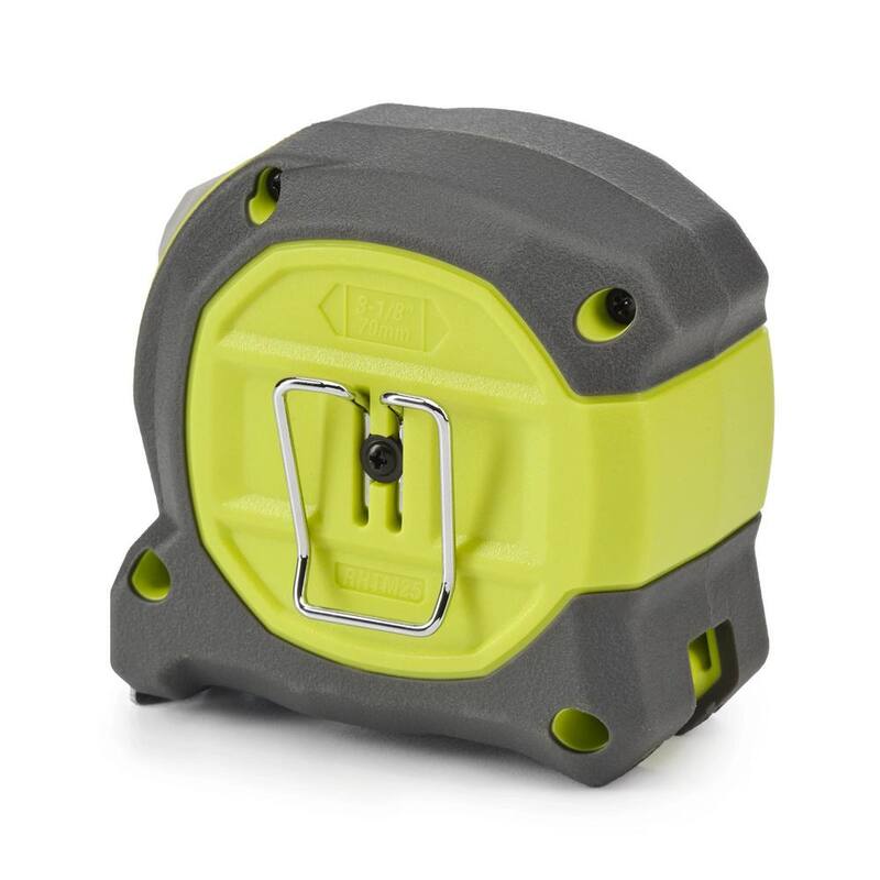 RYOBI 25 pies. Cinta métrica compacta de 2 paquetes - RHTM252SB