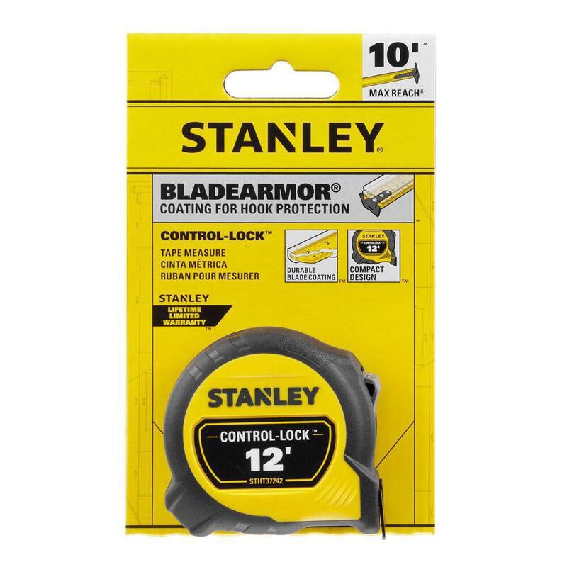 Cinta métrica Stanley de 12 pies con bloqueo de control - STHT37242