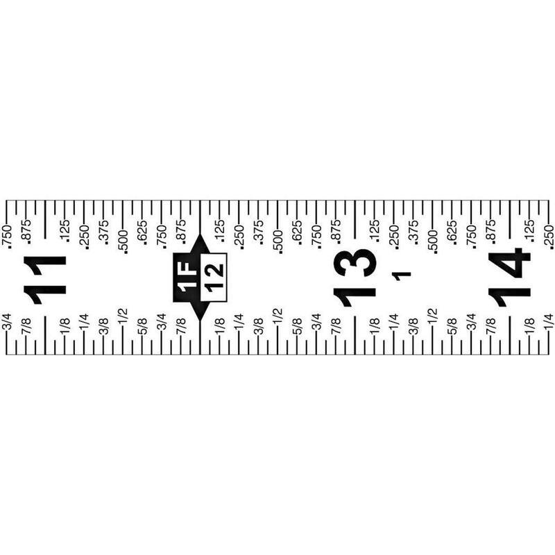 Cinta métrica de retorno rápido Crescent Lufkin de 3/4 de pulgada x 12 pies - PQR1312N