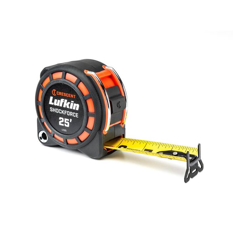 Cinta métrica de doble cara Crescent Lufkin 1-3/16 in x 25 ft - Shockforce G1 - L1125-02