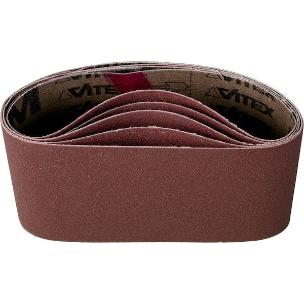 Pferd 3-1/2" x 15-1/2" Coated Portable Belt - Aluminum Oxide - 120 Grit - 49317