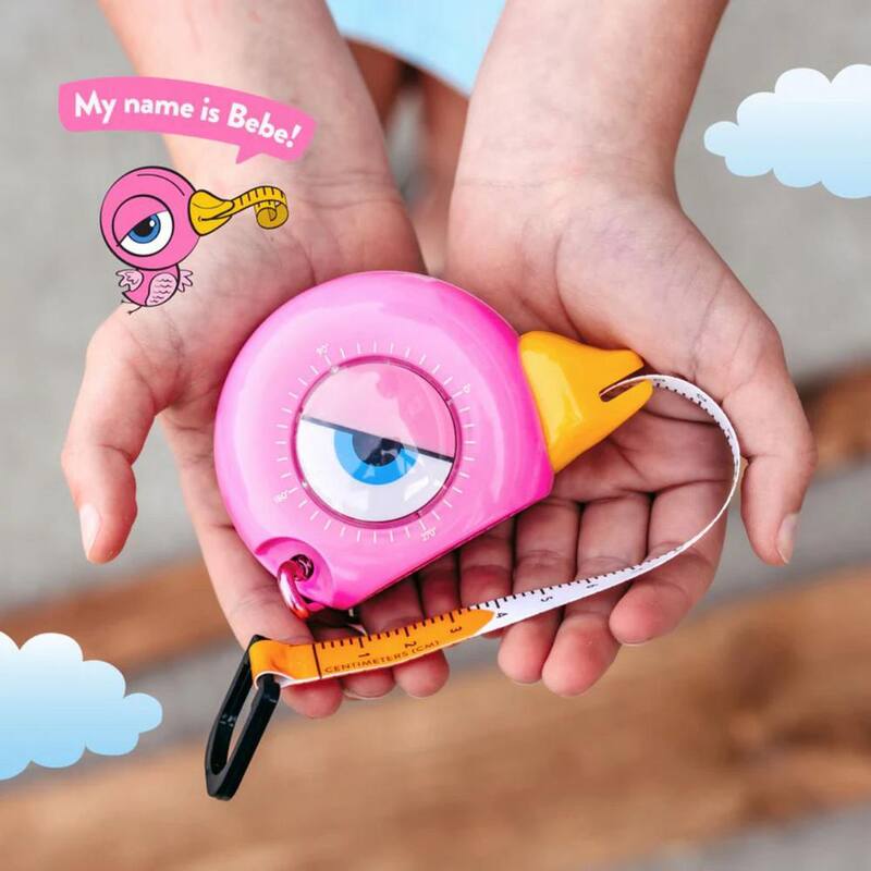 Cinta métrica para niños de aves de 250 cm (8 pies) HANDY FAMM - HF-TT-1005