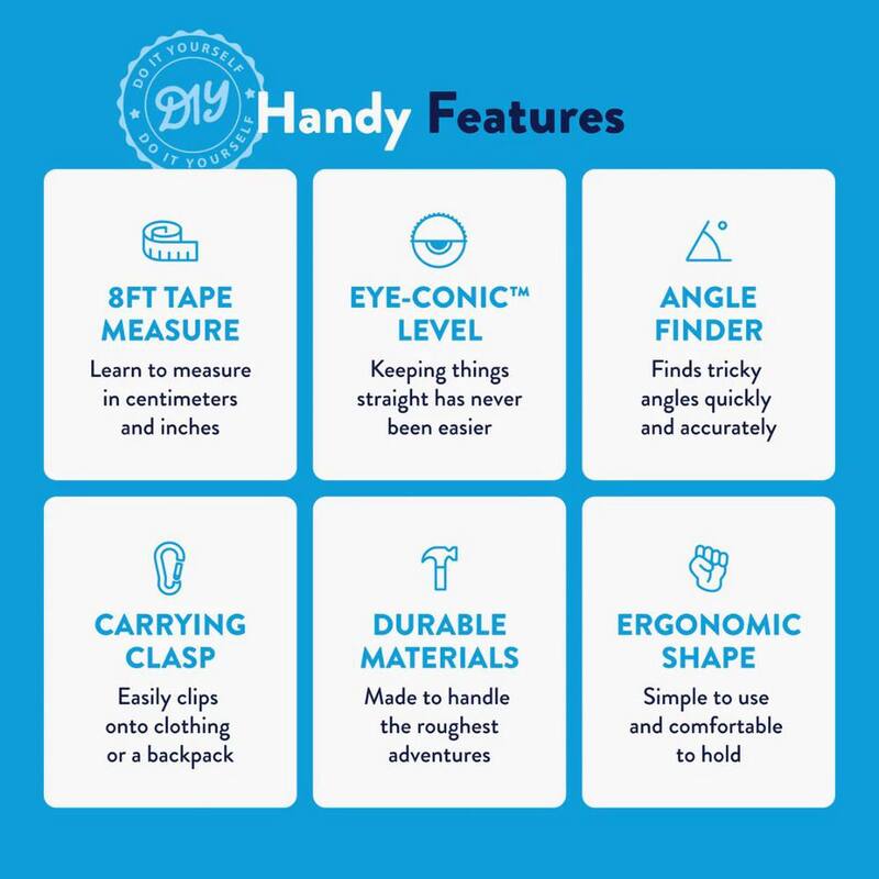 Cinta métrica para niños de aves de 250 cm (8 pies) HANDY FAMM - HF-TT-1005