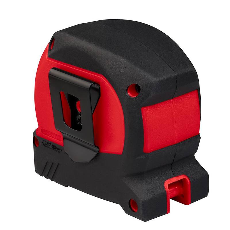 Cinta métrica de hoja ancha compacta de Milwaukee de 30 pies x 1.2 pulgadas con alcance de 15 pies (paquete de 2) - 48-22-0430x2
