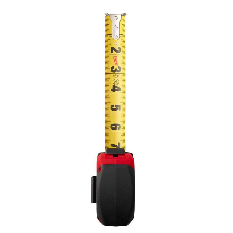 Cinta métrica de hoja ancha compacta de Milwaukee de 30 pies x 1.2 pulgadas con alcance de 15 pies (paquete de 2) - 48-22-0430x2