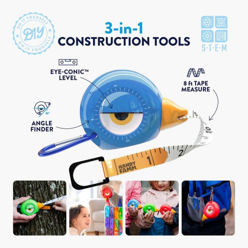 Cinta métrica para niños con diseño de aves de 250 cm (8 pies) - HF-TT-1003