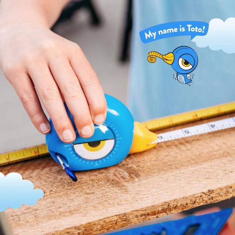 Cinta métrica para niños con diseño de aves de 250 cm (8 pies) - HF-TT-1003