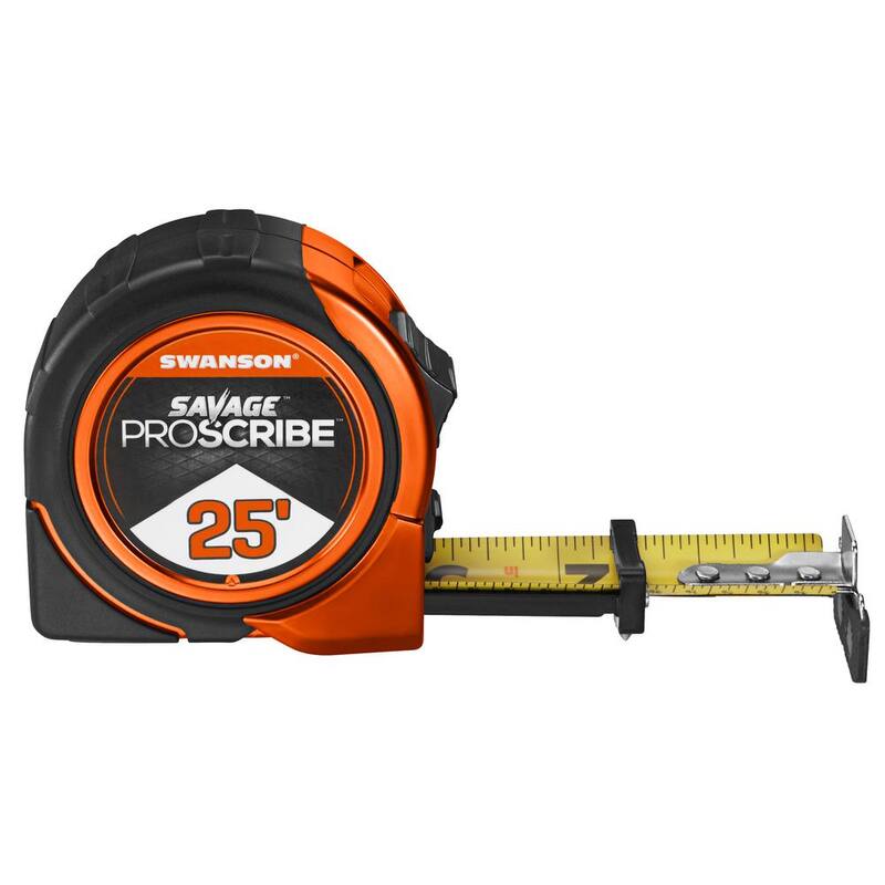 Swanson 25 ft. Cinta métrica Proscribe Savage - SVPS25M1