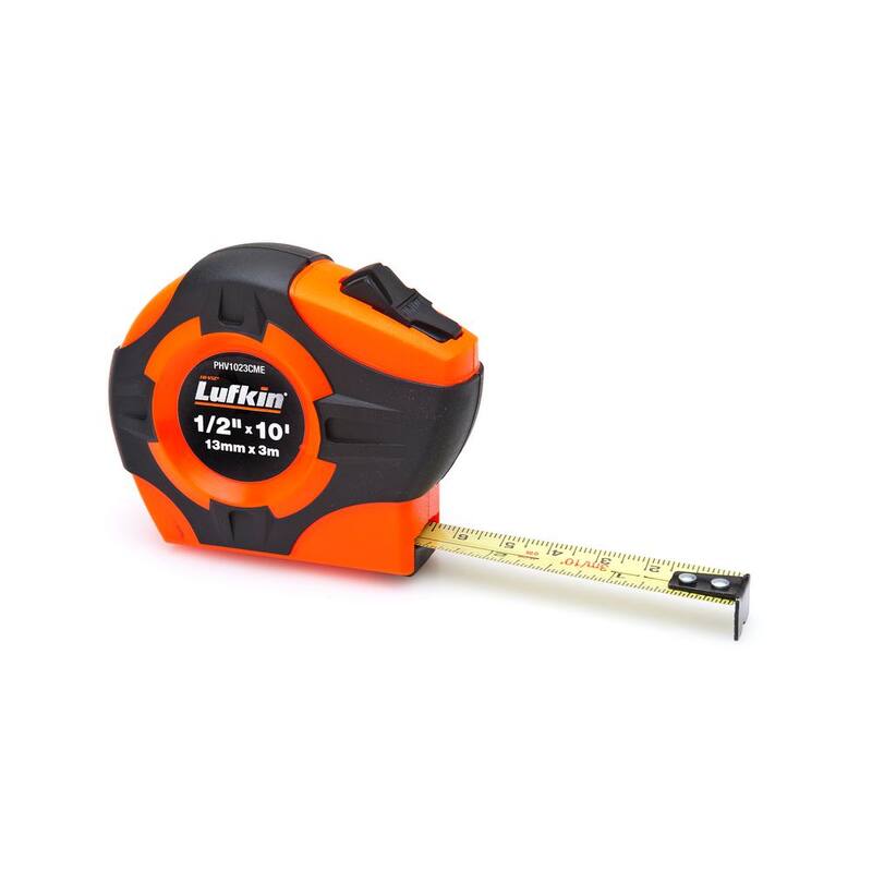 Cinta métrica de hoja dorada de la serie P1000 de 1/2 in. x 3 m/10 ft. con retorno de energía de la hoja A30 - PHV1023CMEN