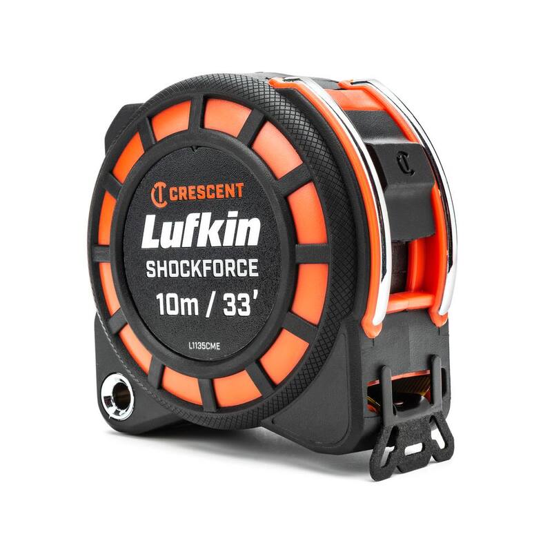 Cinta métrica dual Shockforce G1 de 1-3/16 in. x 10 m/33 ft. de Crescent Lufkin - L1135CME-02