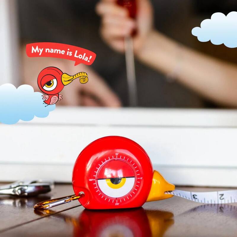 Cinta métrica para niños con diseño de aves Handy FAMM de 250 cm (8 pies) - HF-TT-1004