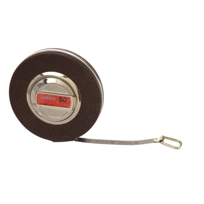 Cinta métrica Anchor Chrome Clad de 3/8 pulgadas x 50 pies - C213CXN