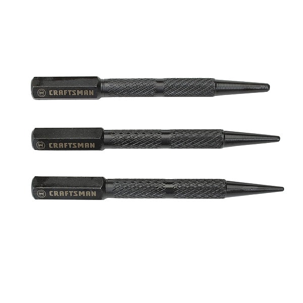 Craftsman Steel Nail Set, Metric Measurement, Steel - CMHT58116