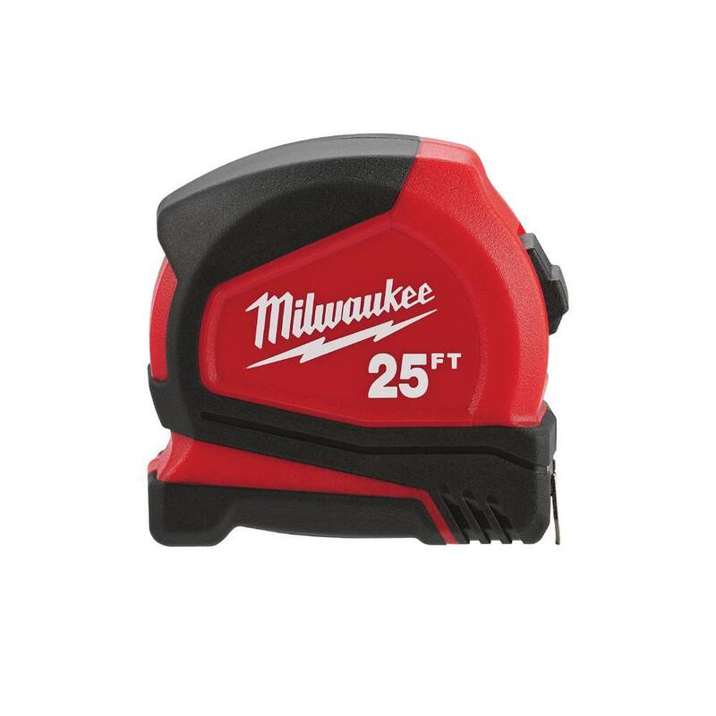 Milwaukee 25 pies. Medida de cinta compacta (paquete de 4) - 48-22-6625-4X