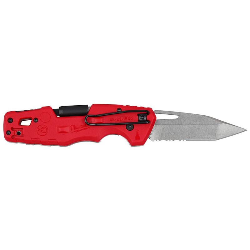 Milwaukee 25 ft. x 1.3 in. Gen II STUD Cinta Métrica con Cuchillo Plegable Fastback 5-en-1 - 48-22-9725-48-22-1540