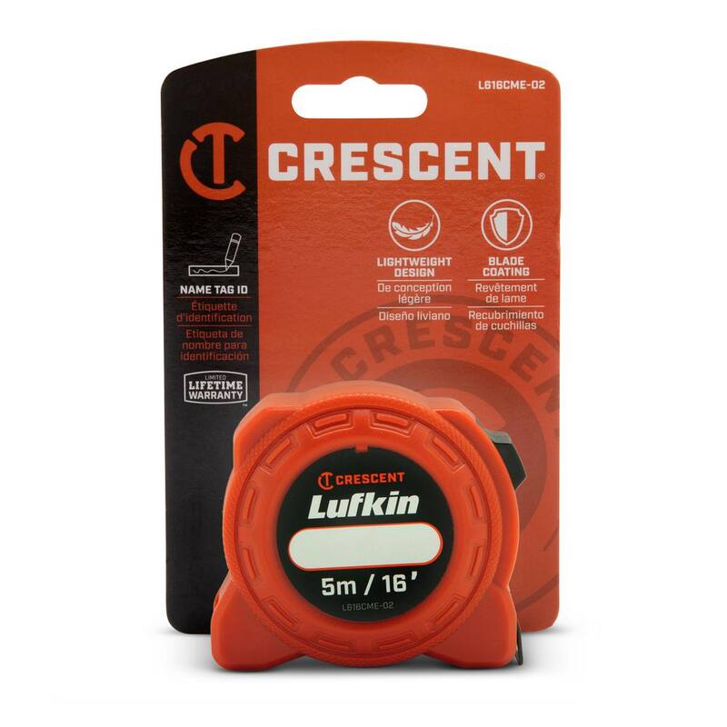 Serie L600 de cinta métrica/pulgadas Crescent Lufkin de 5m/16 ft. - L616CME-02