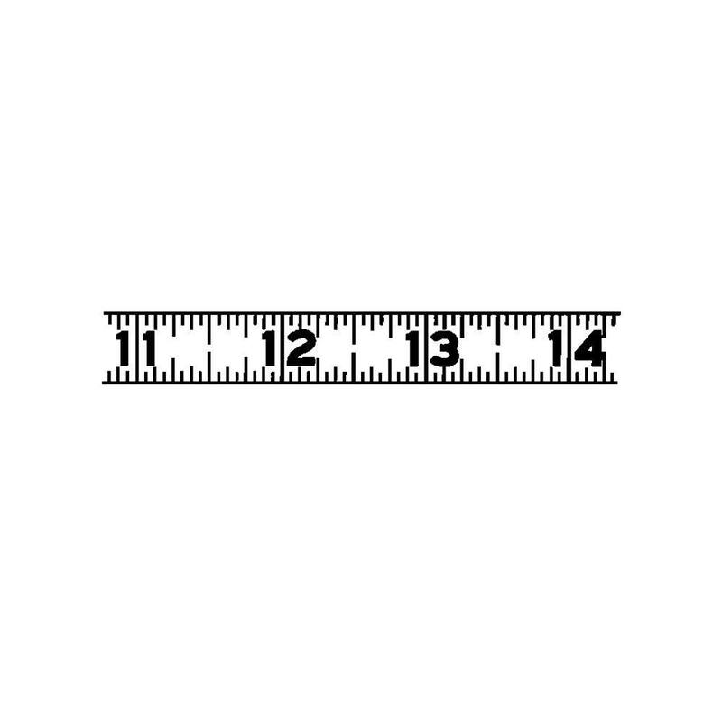 Cinta métrica de cromo de Lufkin Crescent de 1/2 pulgadas x 12 pies - C9212