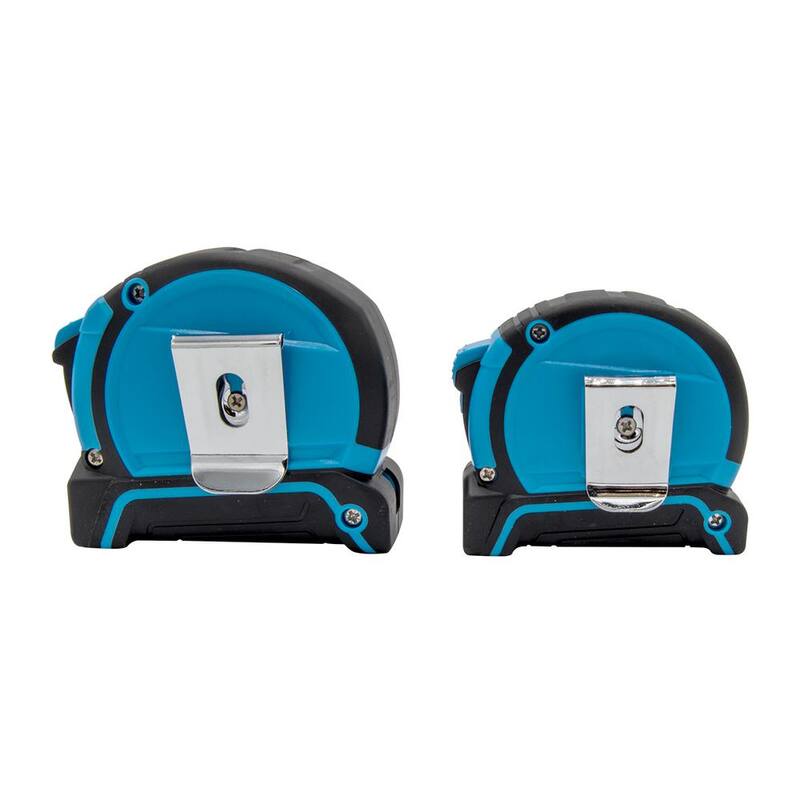 Cinta Métrica Doble Bloqueo de 25 pies OX TOOLS Trade: 25 pies / 16 pies / 8m / 5m - OX-T432301