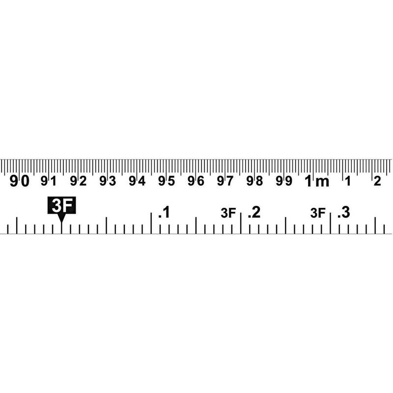 Cinta métrica naranja de alta visibilidad para ingenieros de 1 pulgada x 33 pies Crescent Lufkin P1000 - PHV1433DMN