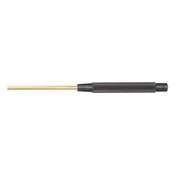 Starrett Brass Drive Pin Punch, 3/16 In Tip, 8 In L - B248B