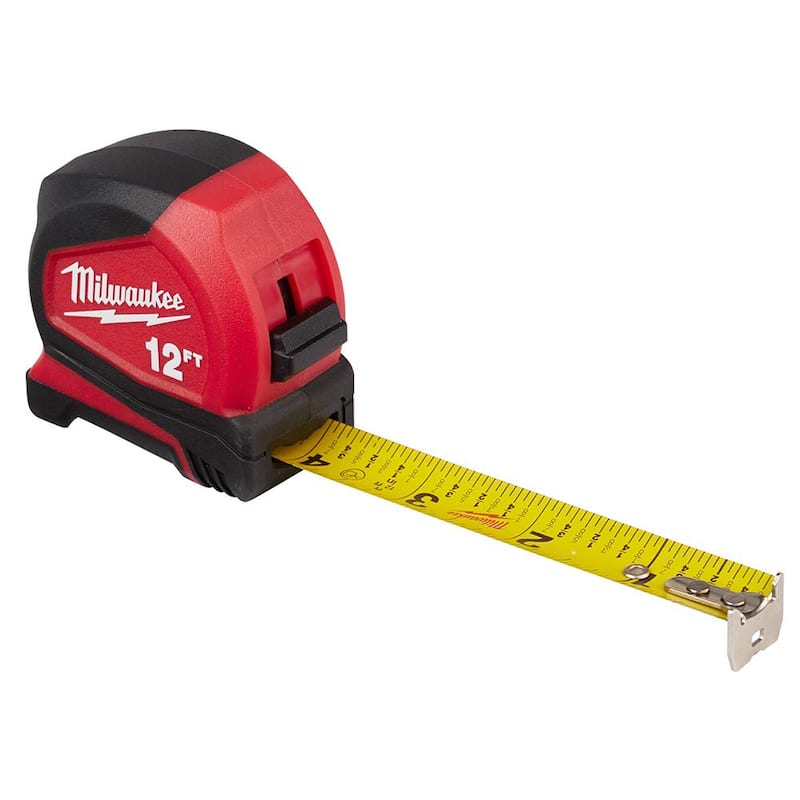 Cinta métrica compacta de 12 pies de Milwaukee con alicates 6-en-1 - 48-22-6612-48-22-3079