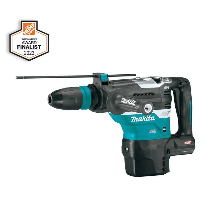 Martillo rotativo sin escobillas inalámbrico Makita 40V Max XGT de 1-9/16 pulgadas con tecnología AVT, AFT, compatible con AWS (sólo herramienta) - GRH05Z