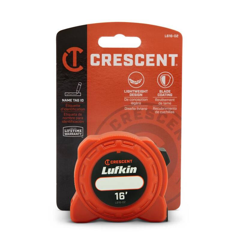 Cinta métrica de potencia SAE de la serie L600 de 16 pies de Crescent Lufkin - L616-02