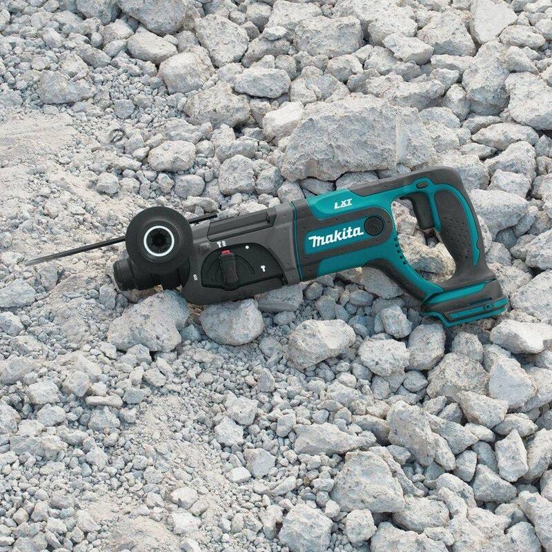 Martillo rotativo inalámbrico Makita 18V LXT de 7/8 pulgadas SDS-Plus de concreto/mampostería de iones de litio (Herramienta solamente) - XRH04Z