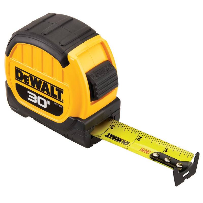 Cinta métrica DEWALT de 30 pies x 1-1/8 pulgadas - DWHT36109S
