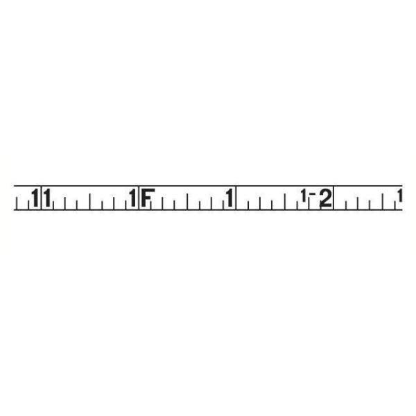 Cinta métrica de cromo revestido Peerless Crescent Lufkin de 100 pies x 1/4 pulgadas - C1276N