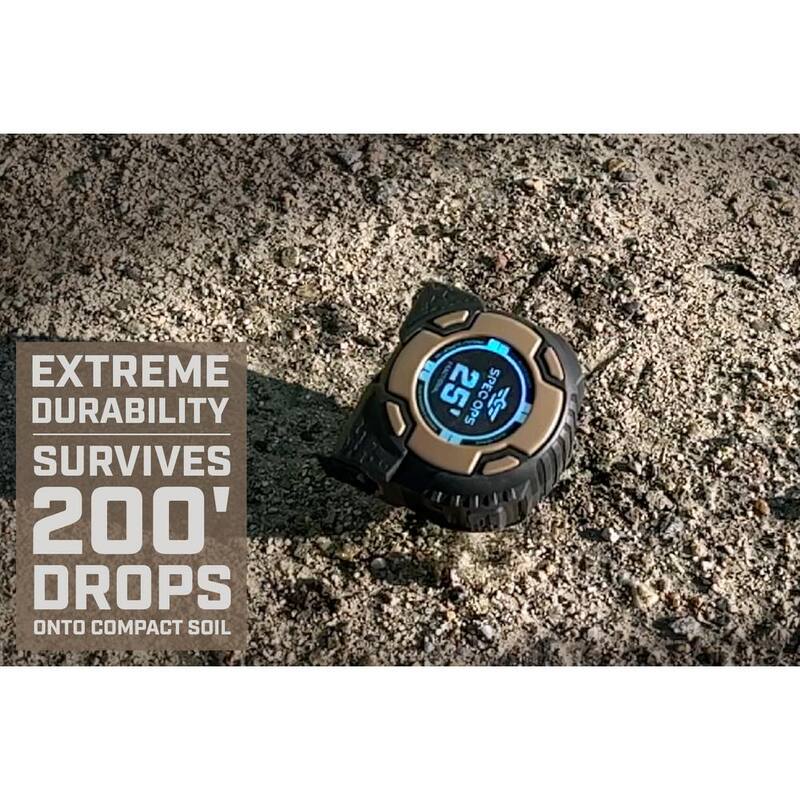 Cinta métrica de la serie Elite SPEC OPS de 25 ft, hoja de 1 1/4 in de doble cara, 12 ft de longitud, estuche compuesto de grado militar - SPEC-PTM25