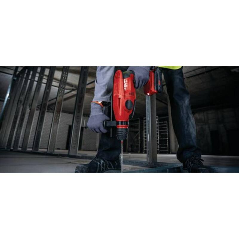 Martillo rotativo inalámbrico Hilti 22-Volt NURON TE 2 de iones de litio sin escobillas SDS Plus (sólo herramienta) - 2256700