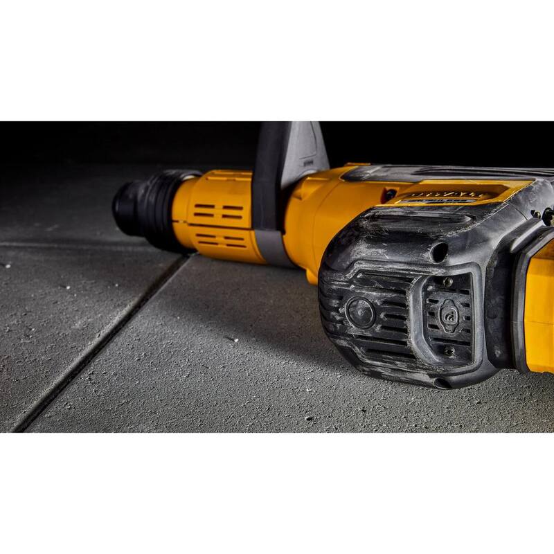 Martillo rotativo SDS MAX inalámbrico sin escobillas DEWALT 60V FLEXVOLT de 2 pulgadas, kit con (2) baterías de 9.0Ah, cargador y estuche - DCH775X2