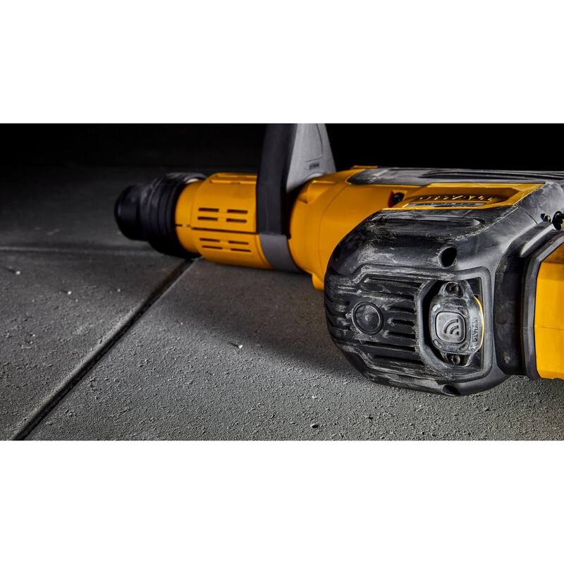 Martillo rotativo SDS MAX inalámbrico sin escobillas DEWALT 60V FLEXVOLT de 2 pulgadas, kit con (2) baterías de 9.0Ah, cargador y estuche - DCH775X2