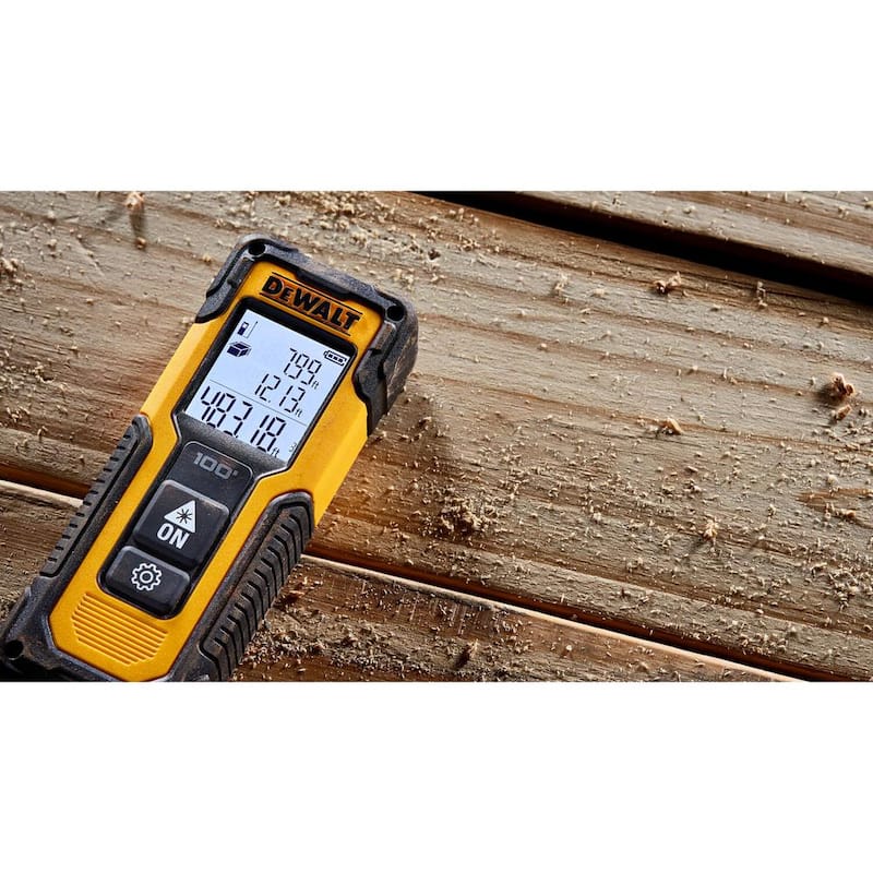 Medidor de distancia láser DEWALT de 100 pies - DWHT77100