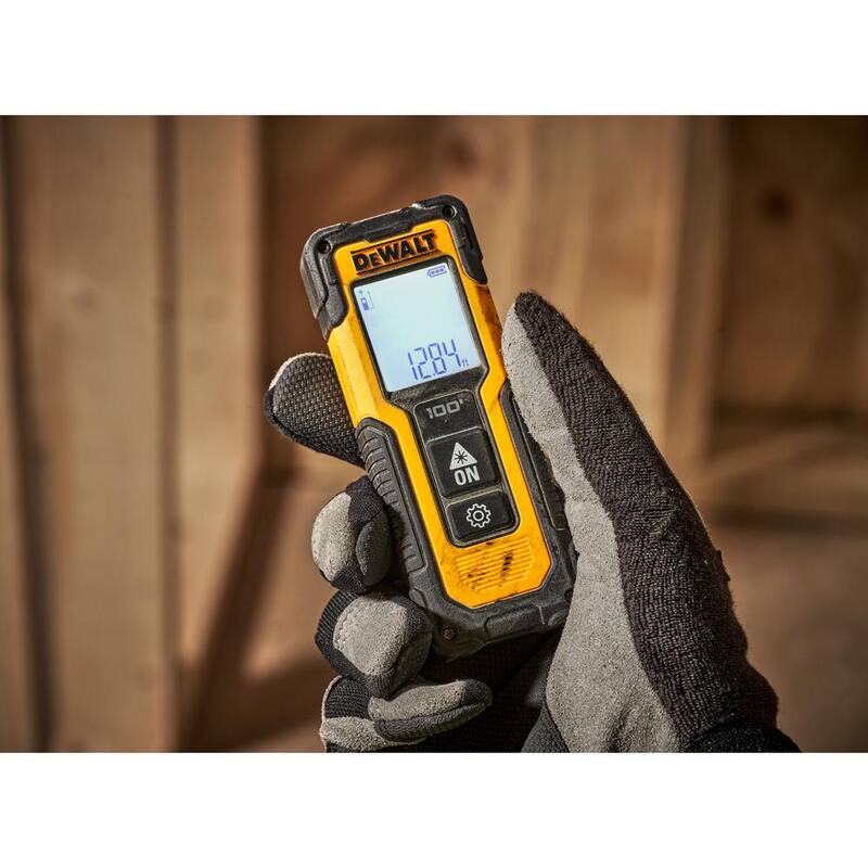 Medidor de distancia láser DEWALT de 100 pies - DWHT77100