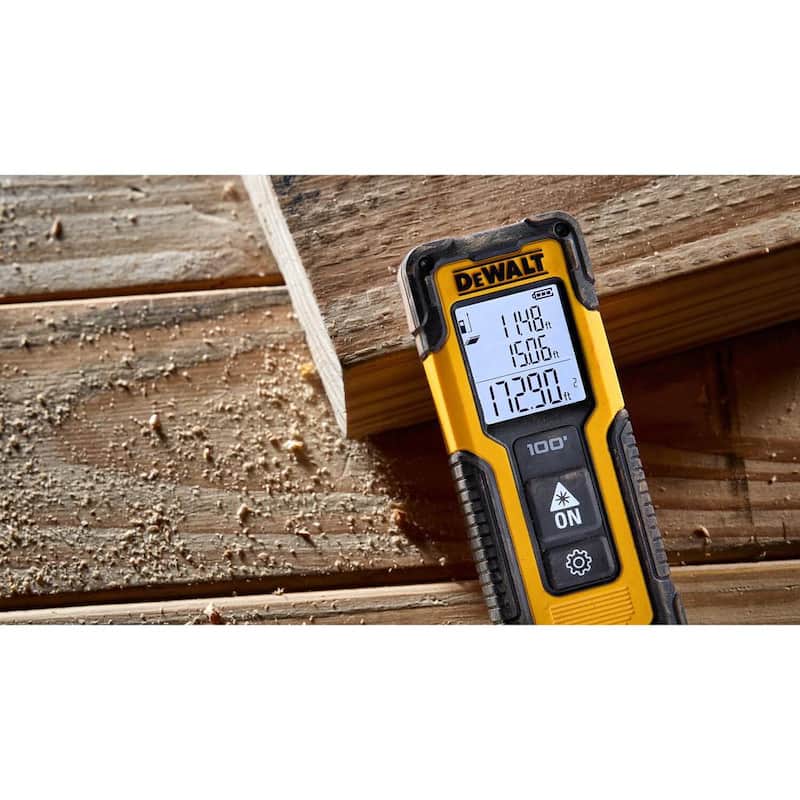Medidor de distancia láser DEWALT de 100 pies - DWHT77100