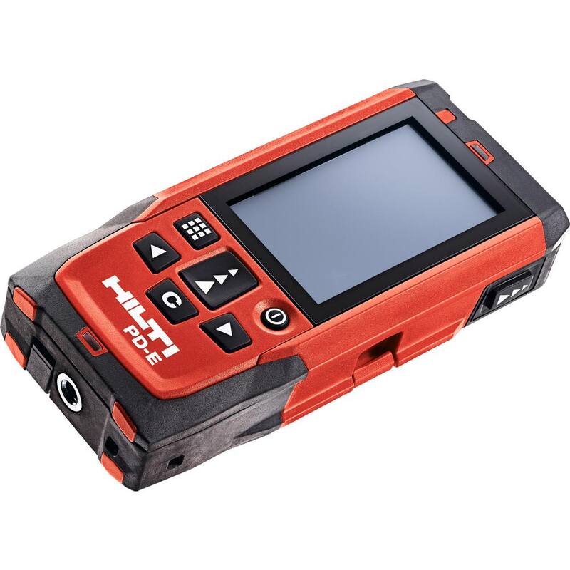 Medidor de distancia láser PD-E Hilti de 650 pies con (2) pilas AAA, correa de mano y estuche - 2062051