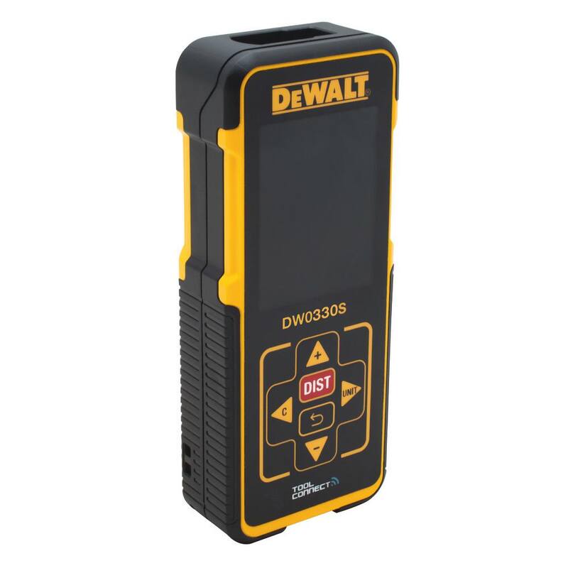Medidor de distancia láser DEWALT de 330 pies con pantalla a color - DW0330SN
