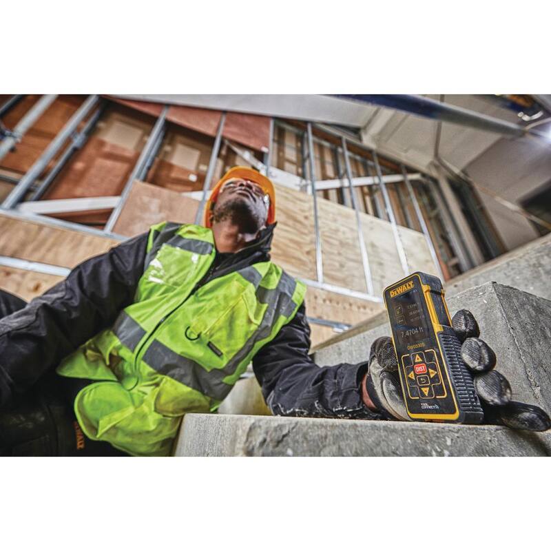 Medidor de distancia láser DEWALT de 330 pies con pantalla a color - DW0330SN